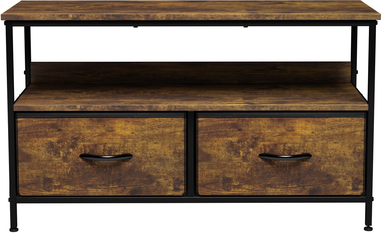 Sorbus TV Stand Dresser with 2 Drawers - Television Riser Chest with Storage - Bedroom, Living Room, Closet, & Dorm Furniture